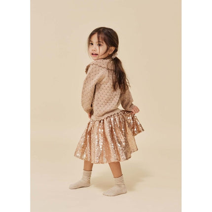 Konges Slojd Babyrokje Starla Sequin Gold Blush - Konges Slojd - Babywinkel - 5715404099387