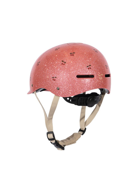 Konges Slojd Bicycle Helmet Glitter Cherry Glitter koop je bij Babywinkel