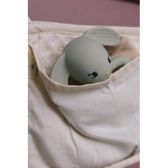 Konges Slojd Bijtring Rabbit Clay 13x10cm - Konges Slojd - Babywinkel - 5712982350831