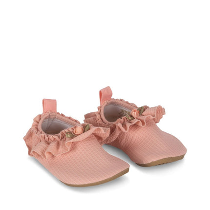 Konges Slojd Fleuri Swim Shoes Powder Pink - Konges Slojd - Babywinkel - 5715681031520