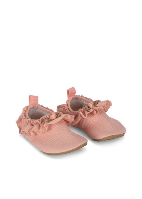 Konges Slojd Fleuri Swim Shoes Powder Pink - Konges Slojd - Babywinkel - 5715681031520