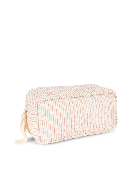 Konges Sløjd Gestikte Toilettas Stripie Petite Rose koop je bij Babywinkel