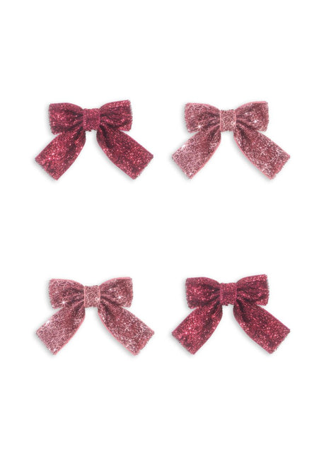 Konges Slojd Haarspeldje Baby Strik Pink Mix 4St koop je bij Babywinkel