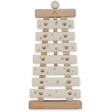 Konges Slojd Houten Speelgoed Music Xylophone Lemon And Cherry Fsc Lemon - Konges Slojd - Babywinkel - 5715404048675