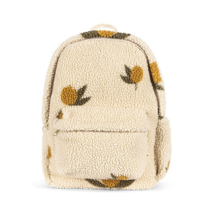 Konges Slojd Jody Teddy Backpack Grs Mon Grand Citron Sage - Babywinkel - 5715681030257
