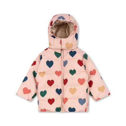 Konges Slojd Kinderjas Nuka Coeur Rose Coloré - Konges Slojd - Babywinkel - 5715681089286