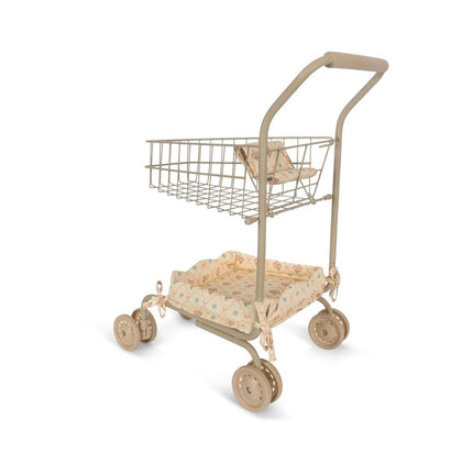 Konges Slojd Poppen Winkelwagen Fleur Decor - Konges Slojd - Babywinkel - 5715404342810