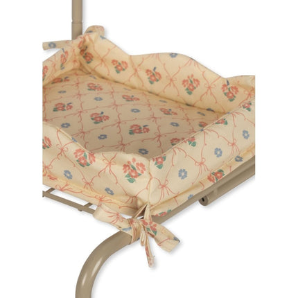 Konges Slojd Poppen Winkelwagen Fleur Decor - Konges Slojd - Babywinkel - 5715404342810