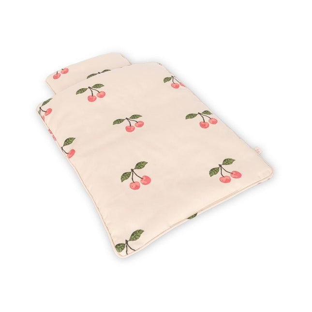 Konges Slojd Poppenbedje Beddengoed Grande Cerise Pink koop je bij Babywinkel