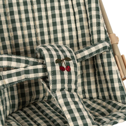 Konges Slojd Poppenbuggy Smoke Pine Check koop je bij Babywinkel