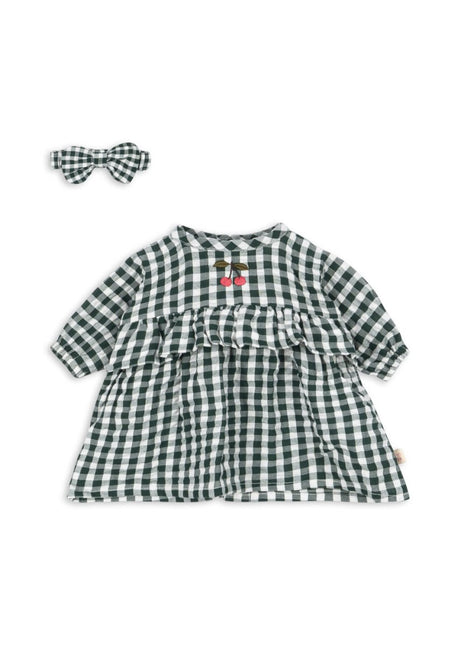 Konges Slojd Poppenkleertjes Green Check koop je bij Babywinkel