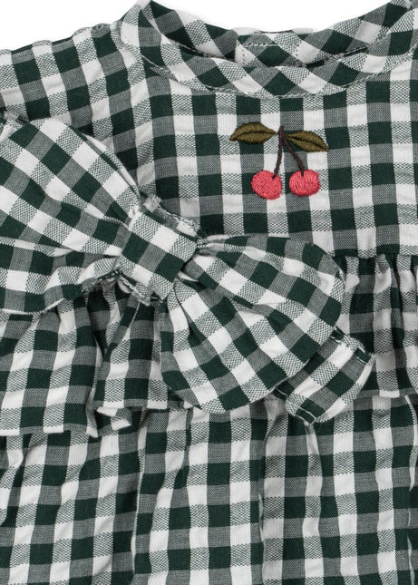 Konges Slojd Poppenkleertjes Green Check koop je bij Babywinkel
