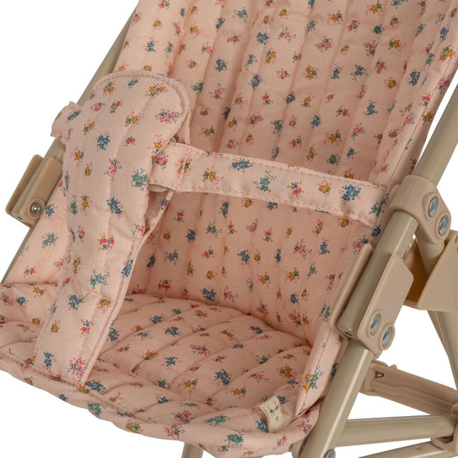 Konges Slojd Poppenwagen Bloomie Blush koop je bij Babywinkel