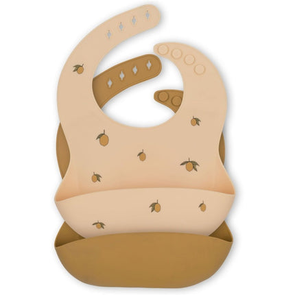 Konges Slojd Slabbetje Lemon/Almond 2st - Konges Slojd - Babywinkel - 5712982923332