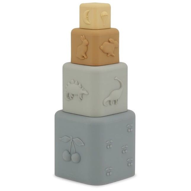 Konges Slojd Stapeltoren Blue Mix koop je bij Babywinkel