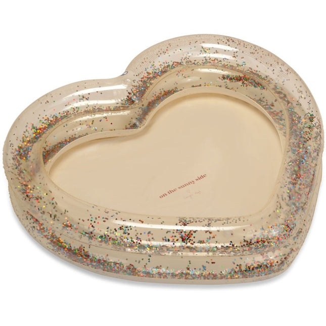 Konges Slojd Zwembad Hart Transparent Cream koop je bij Babywinkel