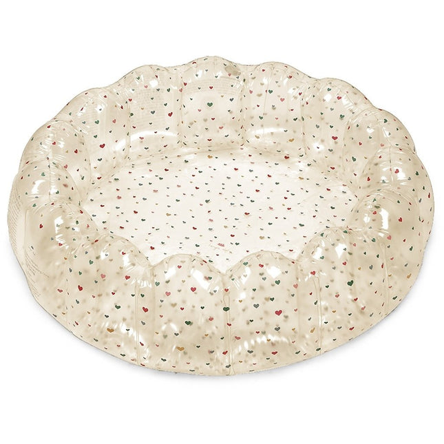 Konges Slojd Zwembad Schelp Klein Transparent Multi Hearts koop je bij Babywinkel