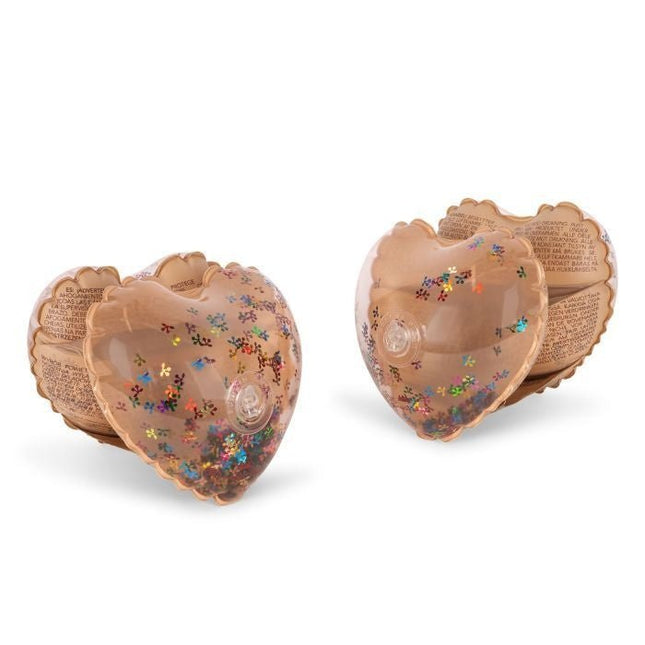 Konges Slojd Zwembandjes Heart Transparent Multi Cherry Blush - Konges Slojd - Babywinkel - 5715404207218