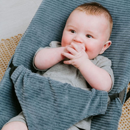 Kort broekje Melange grijs - Babywinkel - 8720512364156