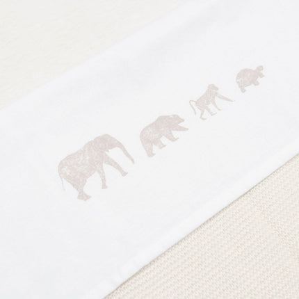 Laken Wieg 75x100cm Animals - Nougat - Babywinkel - 8717329376687
