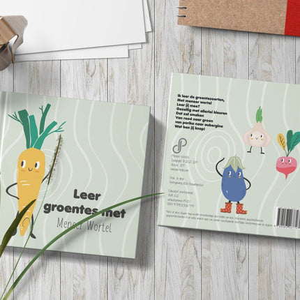 Leer groentes met meneer Wortel - Babywinkel - 9789083067797