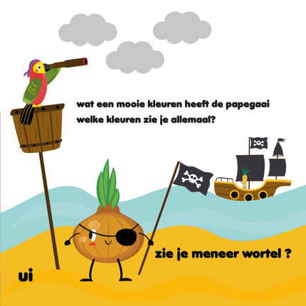 Leer groentes met meneer Wortel - Babywinkel - 9789083067797