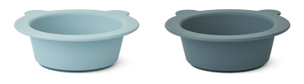 Liewood Babybord Peony Sea Blue/Whale Blue 2St koop je bij Babywinkel