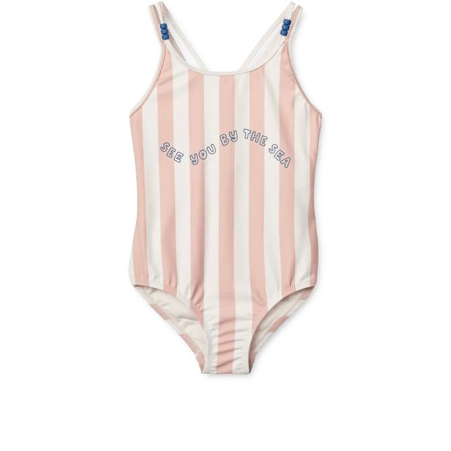 Liewood Badpak Kind Suna Stripe Sorbet Rose / Creme De La Creme koop je bij Babywinkel