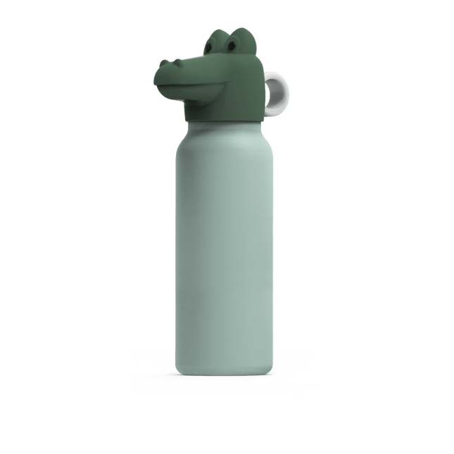 Liewood Drinkbeker Falk Crocodile Lid Peppermint/ Garden Green 350Ml - Babywinkel - 5715493534950