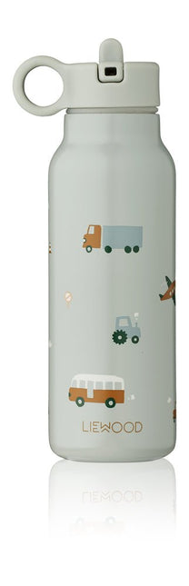 Liewood Drinkbeker Falk Vehicles/Dove Blue 350Ml koop je bij Babywinkel