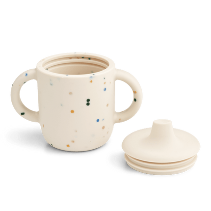 Liewood Drinkbeker Neil Sippy Cup Splash Dots Sea Shell - Liewood - Babywinkel - 5715493246457