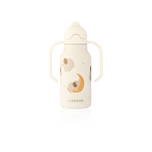 Liewood Kimmie Waterfles Elephant / Creme de la creme 250ml koop je bij Babywinkel