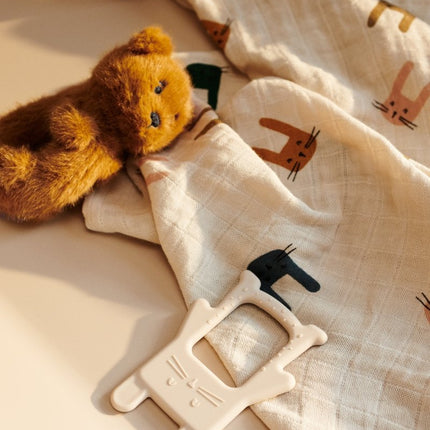 Liewood Knuffel Binnie Bear Small Golden Caramel - Liewood - Babywinkel - 5715493378615