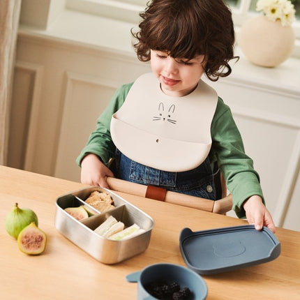 Liewood Lunchbox Arthur Mr Bear Whale Blue koop je bij Babywinkel