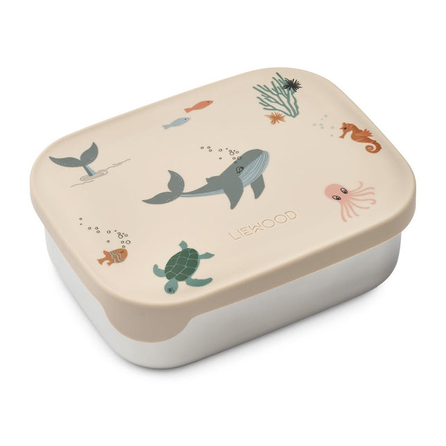 Liewood Lunchbox Arthur Sea Creature/Sandy - Liewood - Babywinkel - 5715493237769