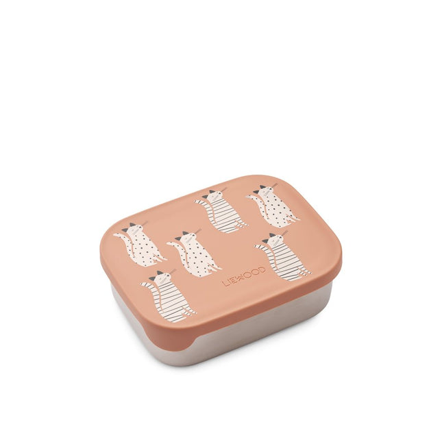 Liewood Lunchtrommel Arthur Cat Tuscany Rose - Liewood - Babywinkel - 5715493337261