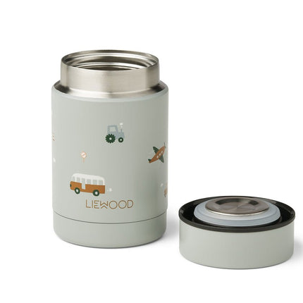 Liewood Opbergbakjes Nadja Vehicles/Dove Blue - Liewood - Babywinkel - 5715493468309