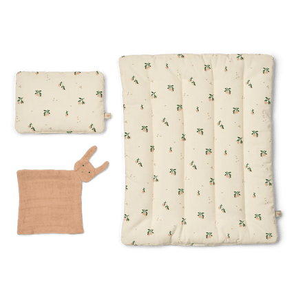 Liewood Poppenbedje Beddengoed Peach / Seashell koop je bij Babywinkel