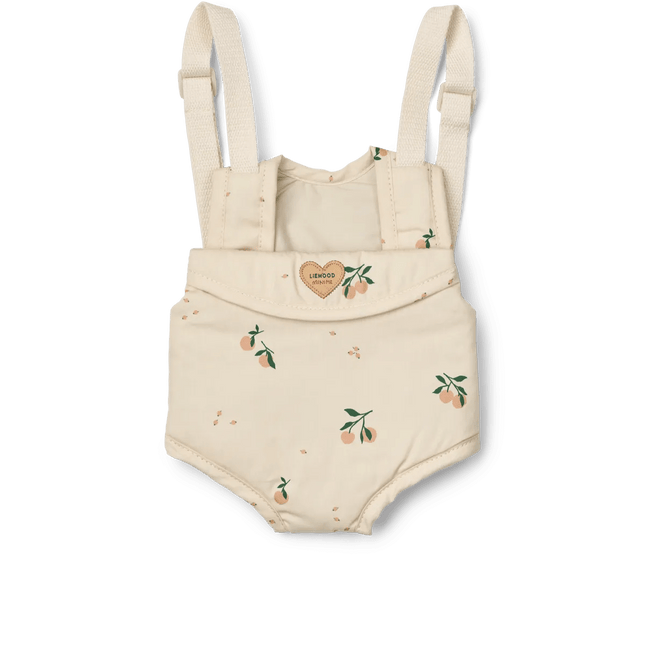 Liewood Poppendraagzak Mini Me Peach / Seashell koop je bij Babywinkel