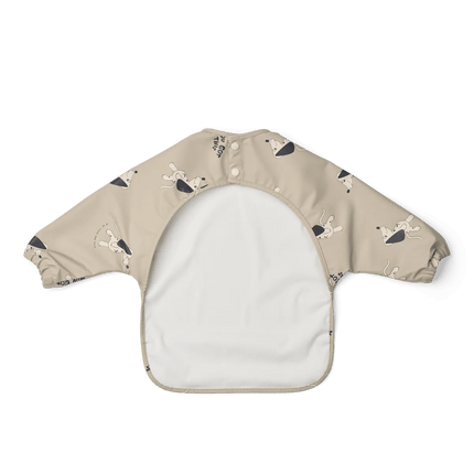 Liewood Slabbetje Dakota Dog / Mist Lange Mouwen koop je bij Babywinkel