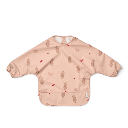 Liewood Slabbetje Wild Child / Rosey Lange Mouwen koop je bij Babywinkel
