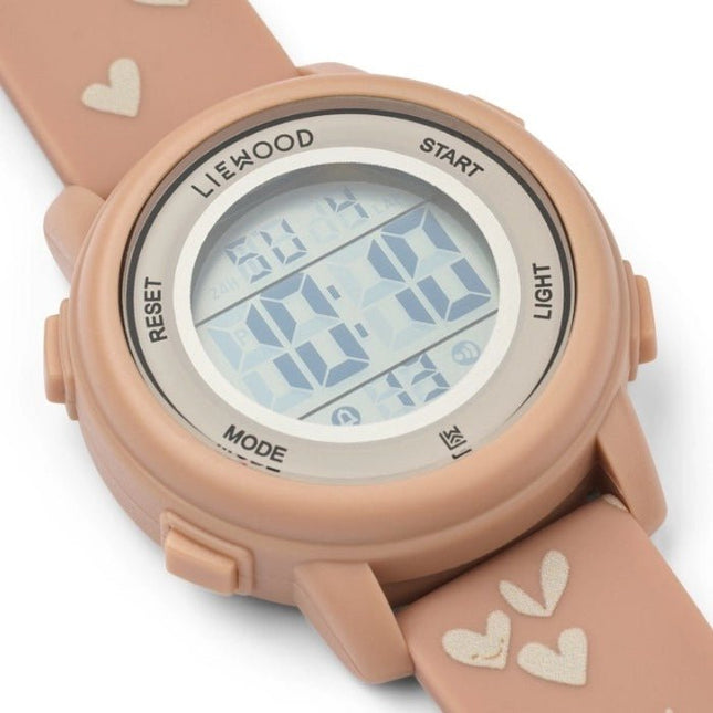 Liewood Sussi Sweethearts pale Horloge koop je bij Babywinkel
