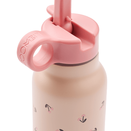 Liewood Waterfles Falk Mini Cherry heart / Rosey 350ml koop je bij Babywinkel