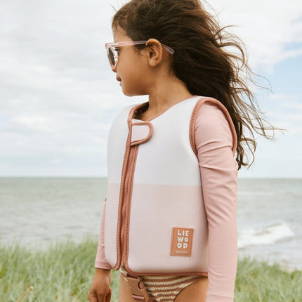 Liewood Zwemvest Dove Met Mouwen Tuscany Rose Multi Mix koop je bij Babywinkel