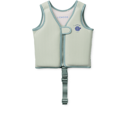 Liewood Zwemvest Dove Seersucker Riverside/ Creme De La Creme koop je bij Babywinkel