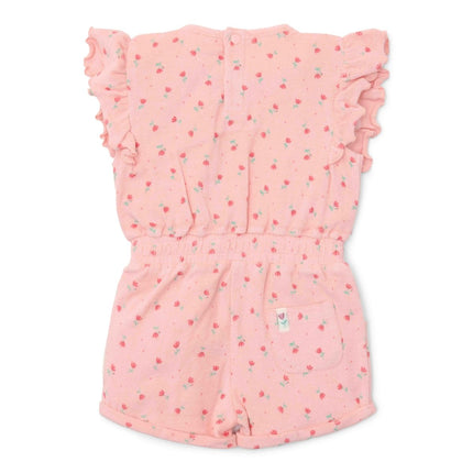 Little Dutch Baby Jumpsuit Sunny Flowers Blush Pink koop je bij Babywinkel