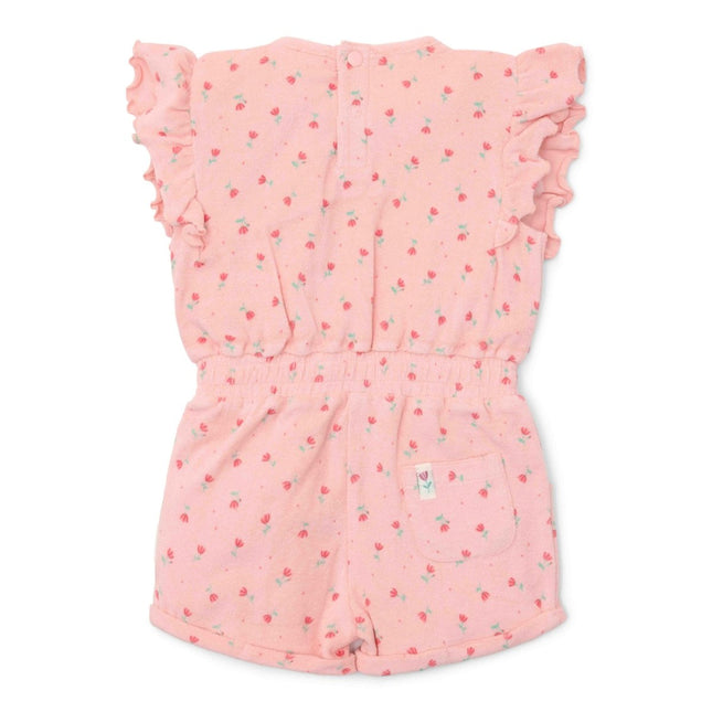 Little Dutch Baby Jumpsuit Sunny Flowers Blush Pink koop je bij Babywinkel