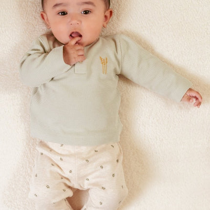 Little Dutch Baby Legging Green Leaves koop je bij Babywinkel