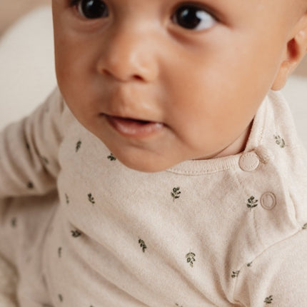 Little Dutch Baby Shirt Lange Mouw Green Leaves koop je bij Babywinkel