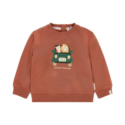 Little Dutch Baby Sweater Safari Desert Red koop je bij Babywinkel